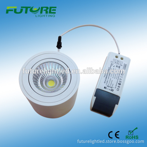 dimmable 9W surface mounted round led ceiling puck light